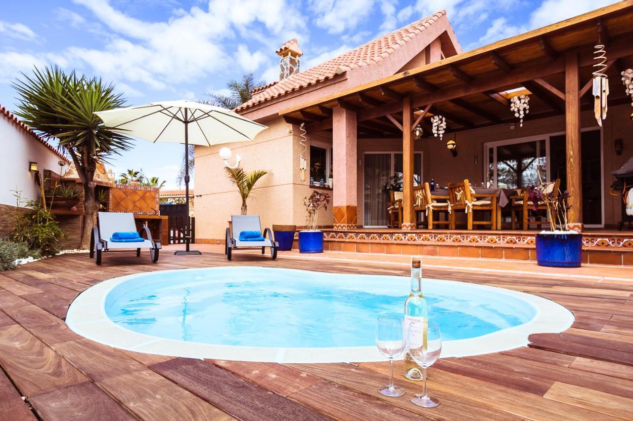 Villa Hibiscus Centrum Corralejo Beach Private Pool Family Экстерьер фото