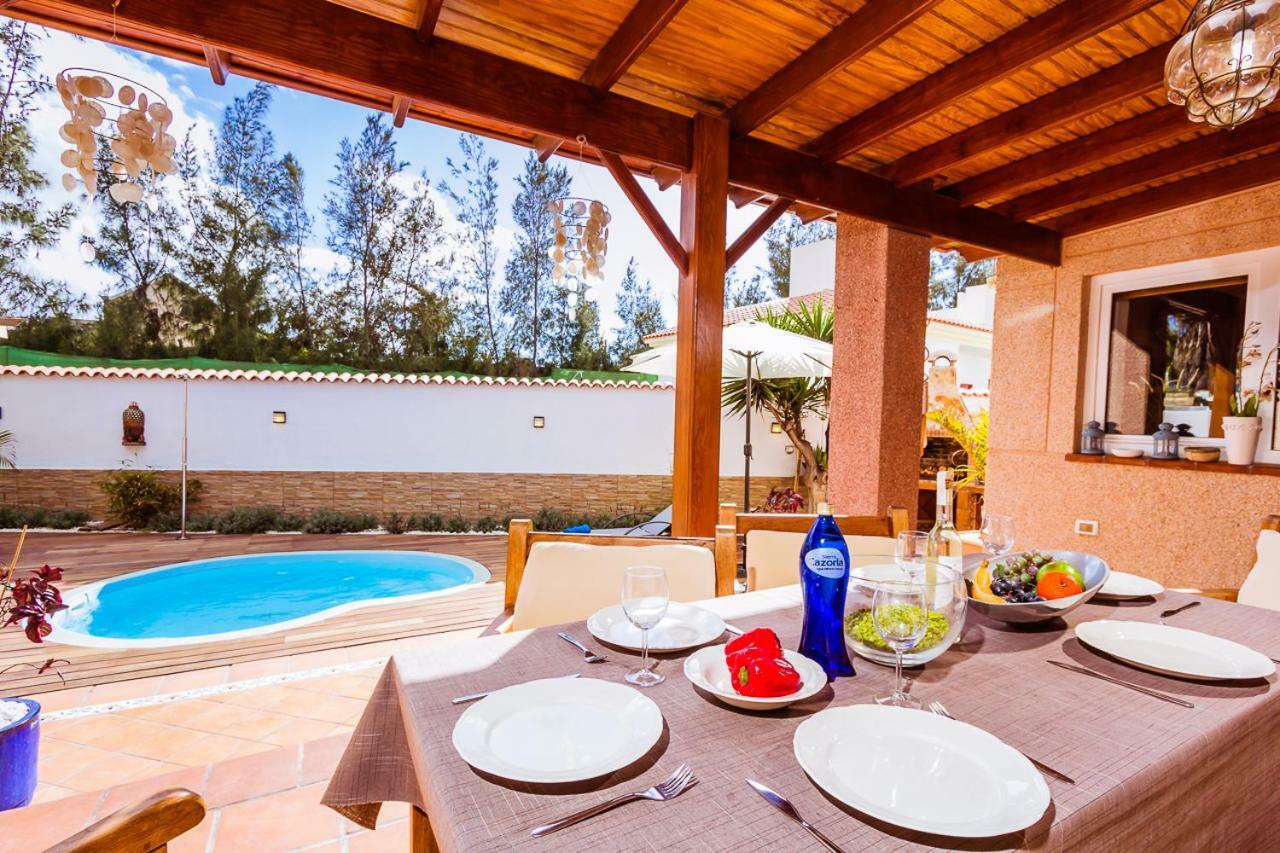 Villa Hibiscus Centrum Corralejo Beach Private Pool Family Экстерьер фото