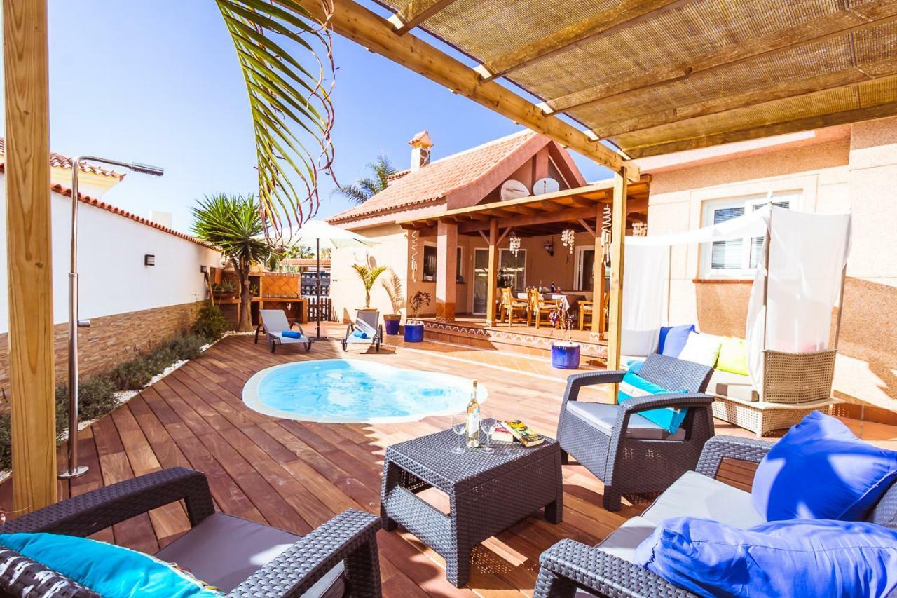 Villa Hibiscus Centrum Corralejo Beach Private Pool Family Экстерьер фото